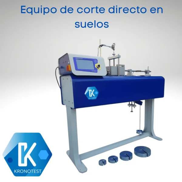 Equipo digital de corte directo de suelos
