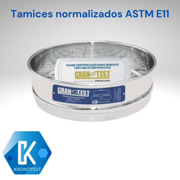 Tamiz 12" diámetro - malla 1/2" inox