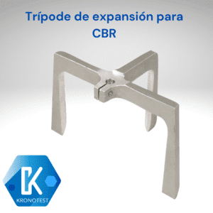 Trípode de expansión para CBR con dial analógico de 25 mm.